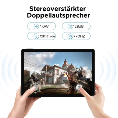 DOOGEE U11 Android 16 AI Tablet 11 Zoll, 16GB+128GB (2TB TF) Gaming Tablets, T7200 Octa Core, 8580mAh, Gemini AI, WiFi 5, 90Hz Display, 13MP+5MP,Tablet mit Tastatur, Maus, Stift,Hülle und Schutzfolie
