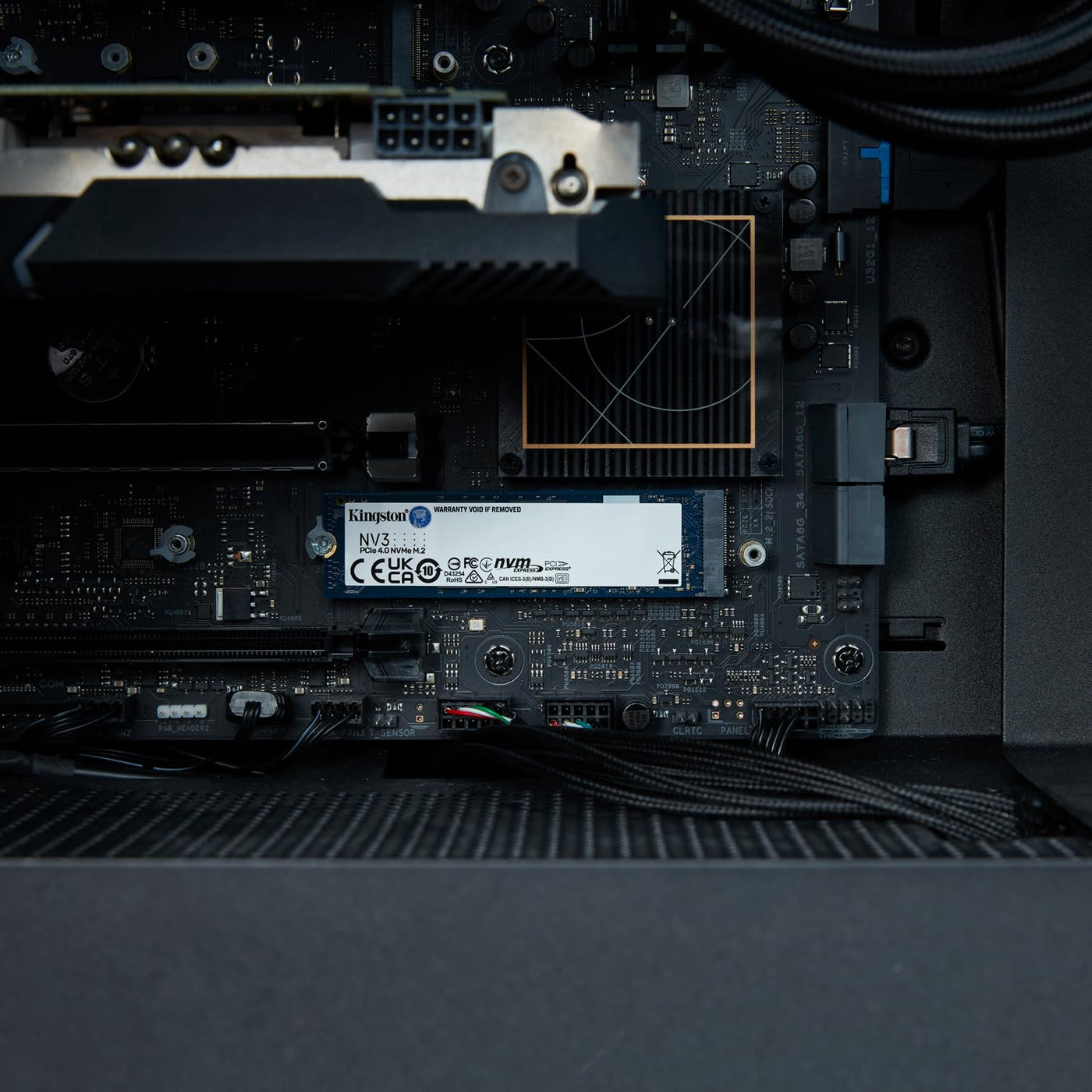 Kingston NV3 NVMe PCIe 4.0 Interne SSD 1TB M.2 2280-SNV3S/1000G