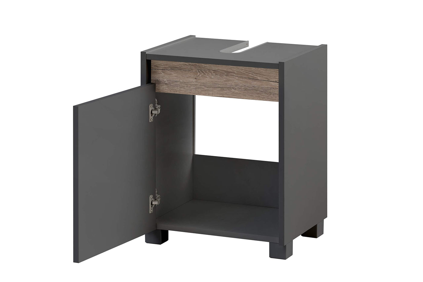 Schildmeyer Waschbeckenunterschrank 148462 Cosmo, 42 x 54,5 x 33 cm (BxHxT), anthrazit
