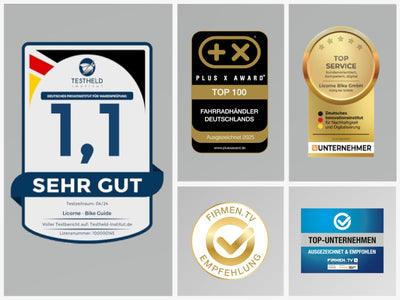 Licorne Bike Guide Premium Mountainbike in 20, 24, 26, 27.5 und 29 Zoll Fahrrad für Mädchen Jungen Herren und Damen (26 Zoll, Weiß/Rosa)