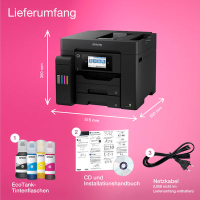 EcoTank ET-5800 DIN-A4-Multifunktions-WLAN-Tintentankdrucker mit Fax