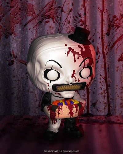 Funko Pop! Movies: Terrifier - Art The Clown - Vinyl-Sammelfigur - Geschenkidee - Offizielle Handelswaren - Spielzeug Für Kinder und Erwachsene - Movies Fans - Modellfigur Für Sammler und Display
