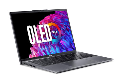 acer Swift Go 14 OLED (SFG14-63-R81N) Ultrathin/Laptop, 14" WQ2.8K OLED Display, AMD Ryzen 7 8845HS, 32 GB RAM, 1 TB SSD, AMD Radeon Grafik, Windows 11, QWERTZ Tastatur, grau
