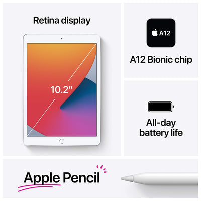 2020 Apple iPad (10.2-zoll, Wi-Fi, 128GB) Gold (Generalüberholt)