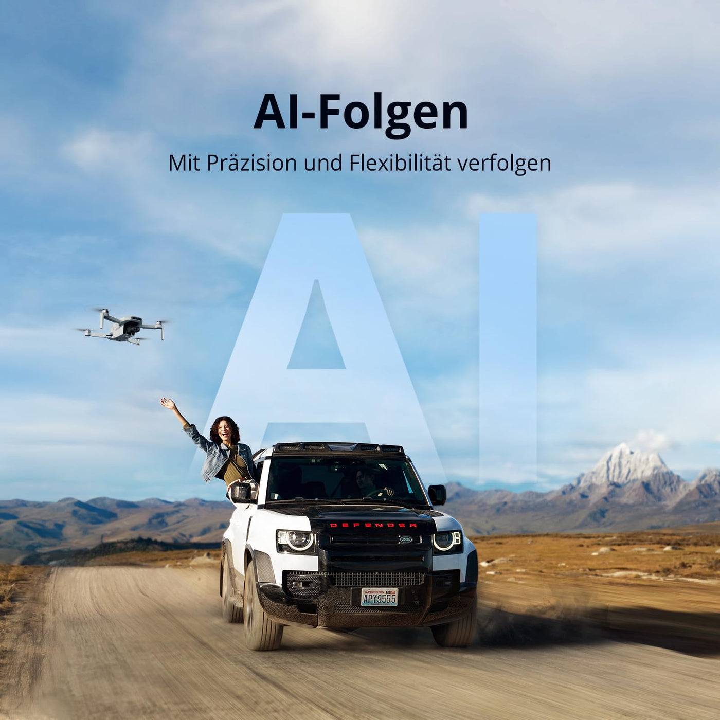 Potensic ATOM 2 GPS Drohne mit Kamera, 4K HDR-Video, 8K Foto, 10KM Übertragung, < 249g, 3-Achsen-Gimbal, AI-Folgen/AI-Nacht/AI-QuickShots/Vertikale Aufnahmen, C0, Kameradrohne für Erwachsene, Anfänger