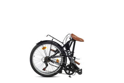 moma bikes Faltbares Fahrrad, TOP Class 24“, Aluminium 6 Gänge, Komfortsattel