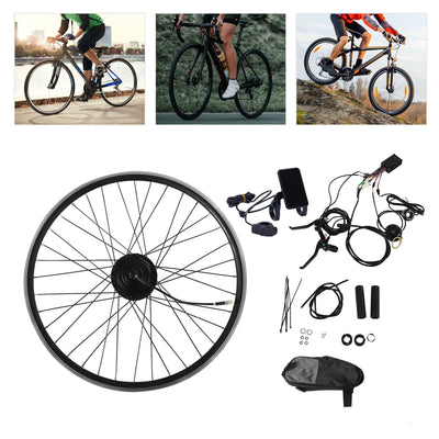 gegeweeret Ebike Umbausatz 28 Zoll 29 Zoll 700C Fahrrad Umbausatz, 36V 250W Elektrofahrrad Bausatz Vorderrad Elektrofahrrad Motor Umbausatz, Geschwindigkeit 28-32km/h (Vorne)