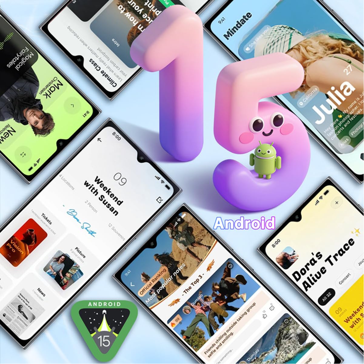 OUKITEL C61 Pro Handy Ohne Vertrag Android 15, 24GB+256GB/1TB Smartphone Ohne Vertrag, 6,88" HD+ 90Hz Bildschirm Handy 5150mAh, 13MP+5MP, Dual SIM 4G Simlockfreie Handys, NFC/Fingerabdruck/Face ID/OTG