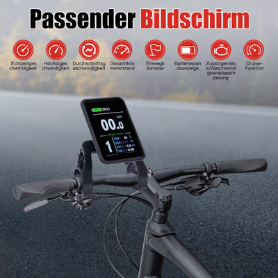 JINPRDAMZ 24 Zoll 500W 36V Ebike Umbausatz mit LCD Display, Frontmotor Fahrrad E-Bike Hub Umbausatz, E-Bike Vorderrad Umbausatz Kit Elektrofahrrad Umbausatz