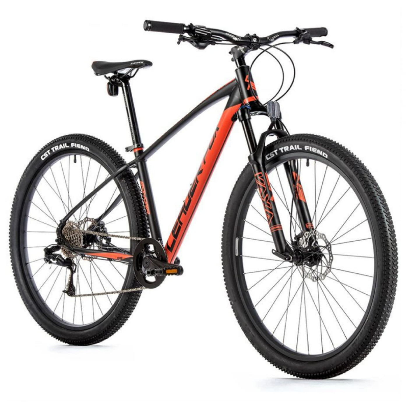 29 Zoll Mountainbike Leader Fox Sonora DISC Fahrrad 8 Gang schwarz orange Rh41cm
