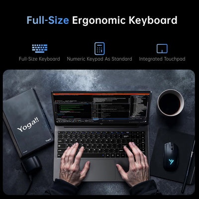 ACEMAGIC 15.6 Zoll FHD Laptop Computer - Quad-Core N-97 Prozessor bis zu 3.6GHz（Beat N5095） Laptop, 16GB DDR4 512GB SSD Notebook, Unterstützung WiFi 5, BT5.0, 3*USB3.2, 5000mAh