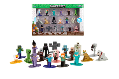 Jada Toys Minecraft Figuren-Set Welle 12-18 Metall Sammelfiguren Jungen (je 4 cm) - Spielfiguren Kinder ab 3 Jahren - 253265013