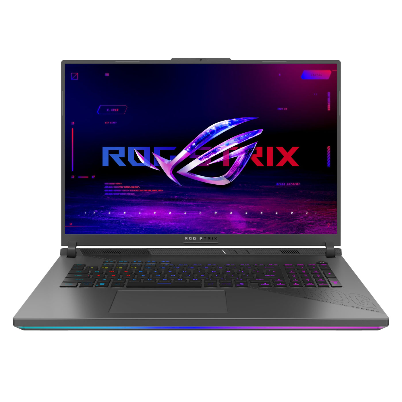 ASUS ROG Strix G18 G814FP Laptop | 18" 2,5K 240Hz/3ms 16:10 IPS Display | AMD Ryzen 9 9955HX | 32GB RAM | 1TB SSD | NVIDIA RTX 5070 | Win11 Home | QWERTZ | Eclipse Gray | 3Monate GamePass