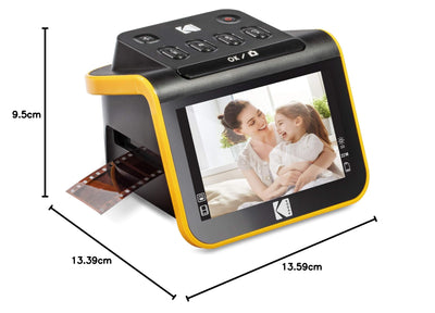 KODAK Slide N SCAN Film und Slide Scanner mit 5 Zoll LCD-Bildschirm, Schwarz