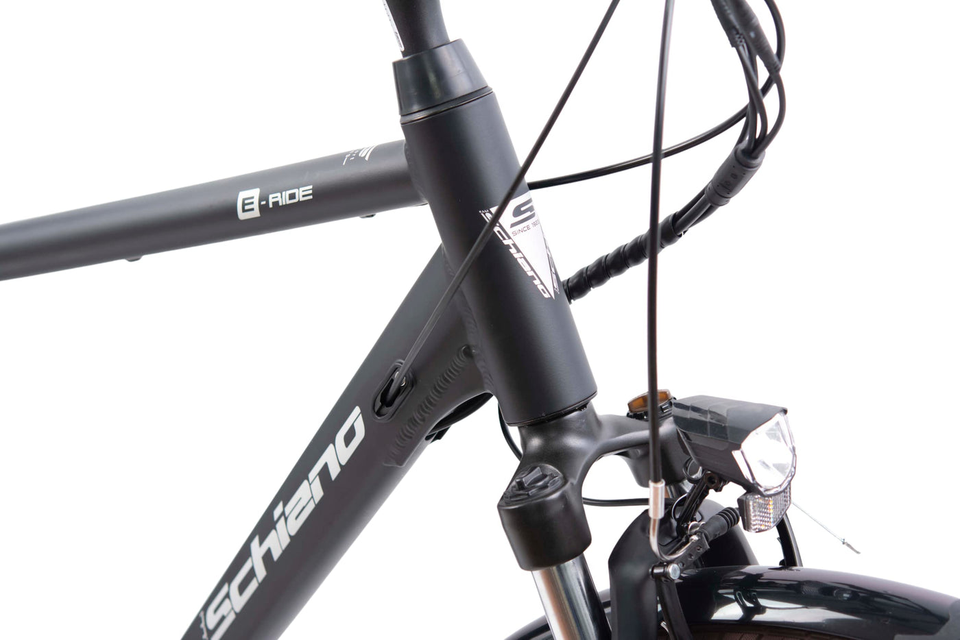 F.lli Schiano E-Ride, E Bike Trekking 28 Zoll, 36V 10.4Ah Abnehmbarer Akku, Motor 250W 40Nm, Trekking EBike für Herren, Schwarz