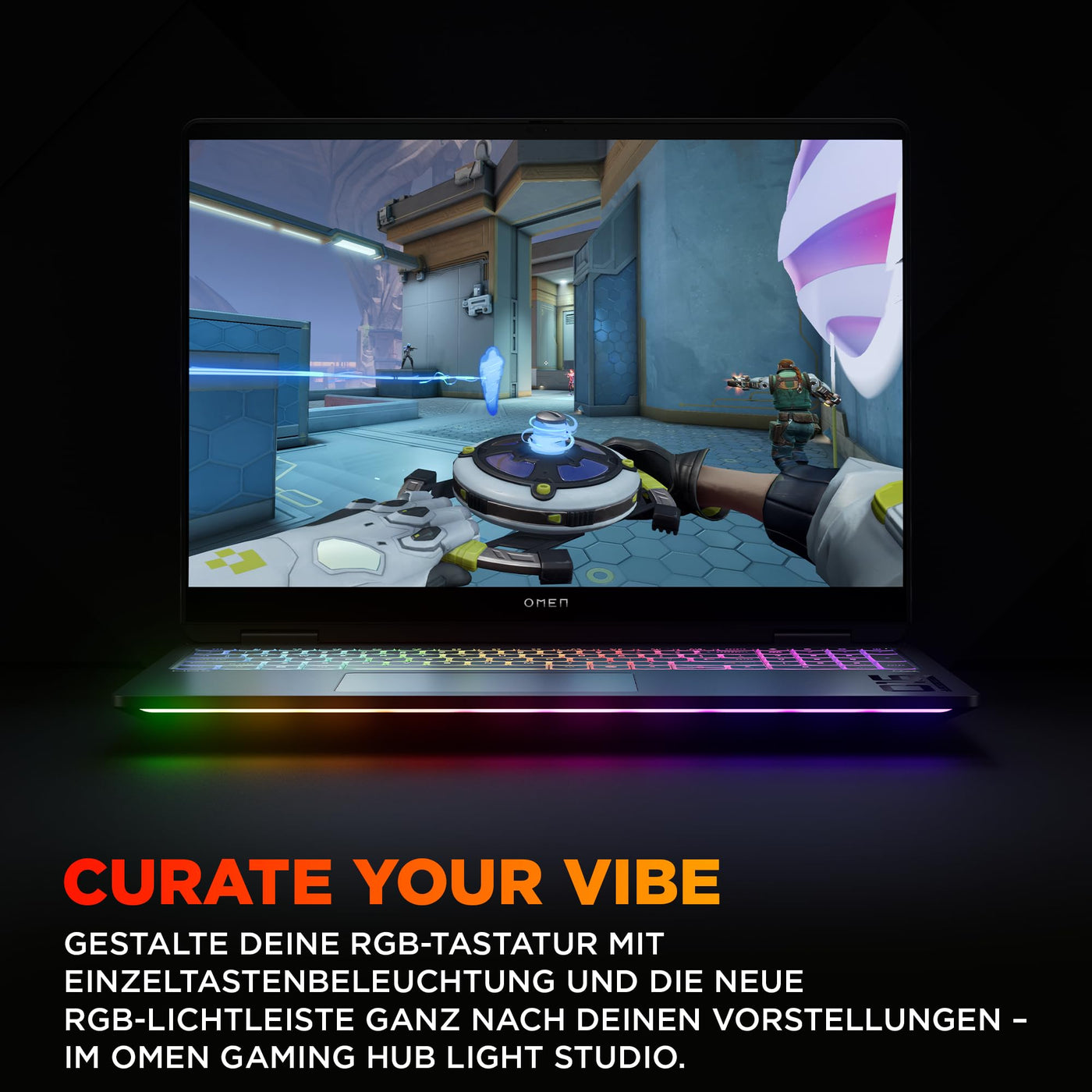 HP Omen MAX Gaming Laptop | 16 Zoll UWVA 2.5K OLED Display 240Hz | Intel Ultra 9-275HX (24C) | NVIDIA GeForce RTX 5090 24GB VRAM | 64 GB DDR5 RAM | 2 TB SSD | Windows 11 | QWERTZ | Alu Shadow Black