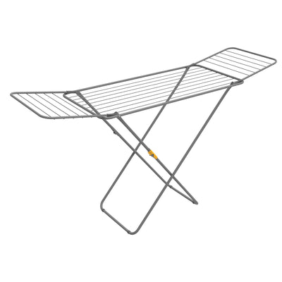 Rörets Wäscheständer Sussi Space Grey – verriegelbare Flügel – Sicherheitssperre – 52x176x96cm – 18 m Trockenfläche - Design und Qualität von Schwedens stärkster Trockenständermarke