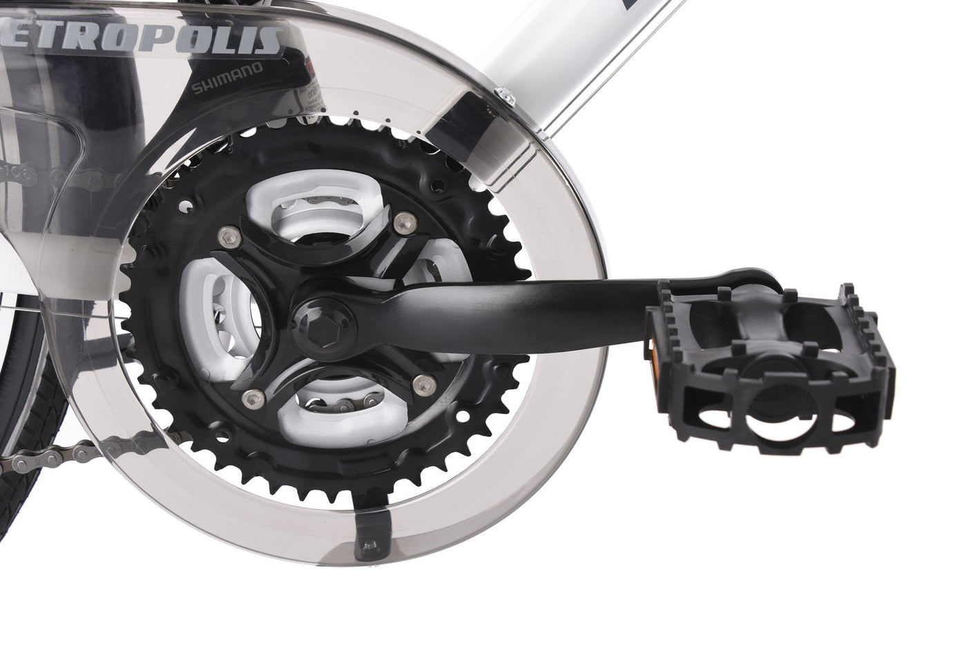 KS Cycling Trekkingrad Damen Alu-Rahmen 28'' Metropolis weiß RH 48 cm Flachlenker