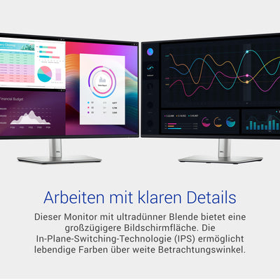 Dell P2725H 27 Zoll Full HD (1920x1080) Monitor, 100Hz, IPS, 5ms, 99% sRGB, USB-C, DisplayPort, HDMI, VGA, 4X USB, 3 Jahre Garantie, Schwarz