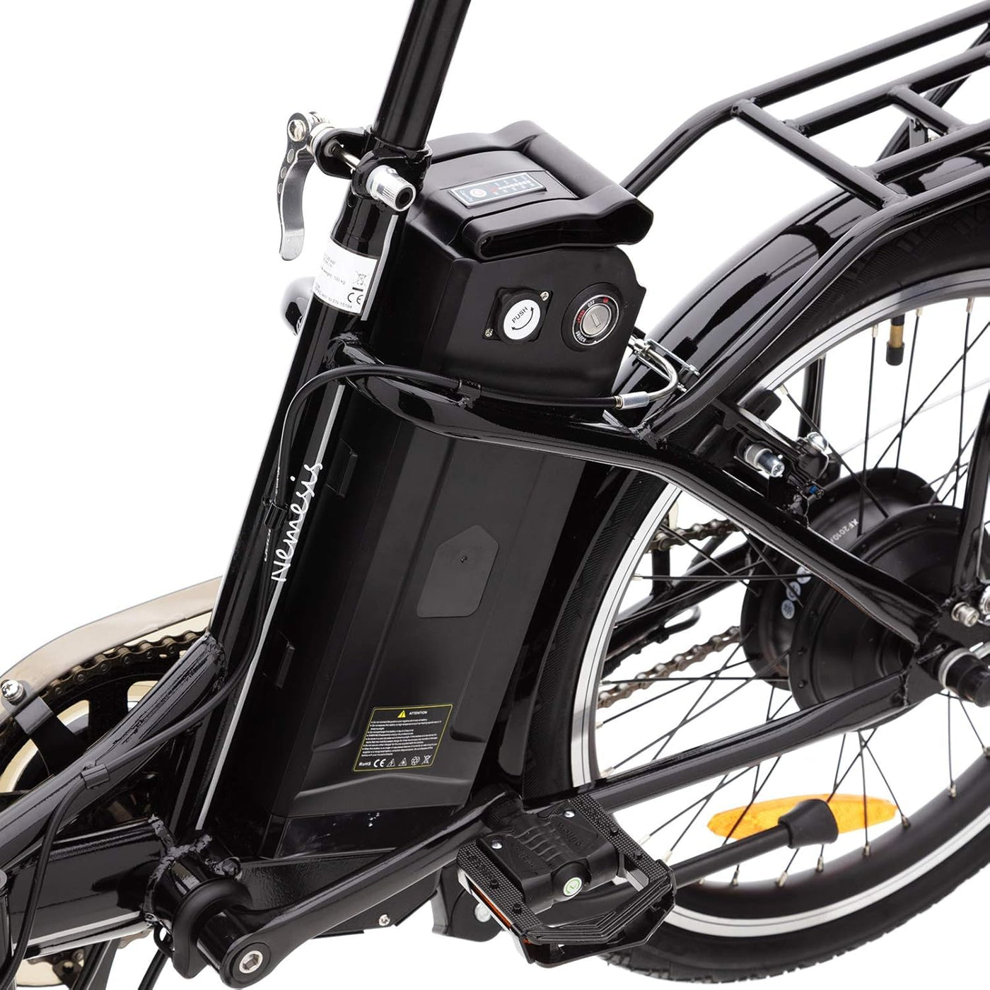 VecoCraft Nemesis E-Bike klapprad, e-Bike klapprad 20 Zoll, 36V 7.8Ah ausziehbarer Baterrie, 250W Motor, E-Klapprad tragbares E-Bike Klapprad ebike Herren