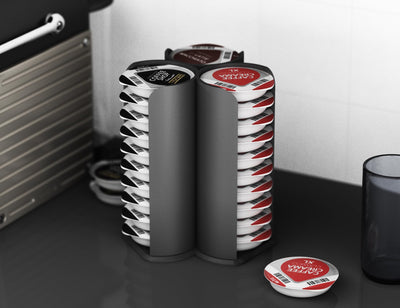 NewGround Designs Kapselhalter für Tassimo Kapseln (30 Stück) - Kapselspender, Kapselständer, Halterung