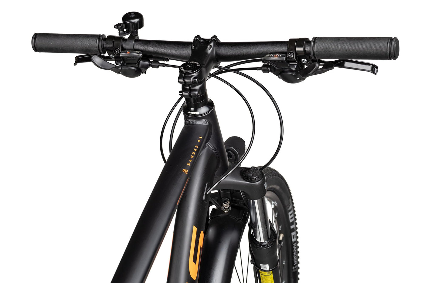 Axess Sandee DX ATB Mountainbike | MTB-Hardtail | 16-Gang Schaltung | hydraulische Scheibenbremsen | Straßenausstattung, Farbe:matt Black, Rahmengröße:16 Zoll
