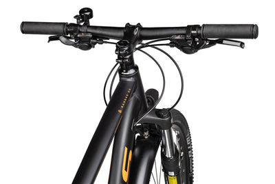 Axess Sandee DX ATB Mountainbike | MTB-Hardtail | 16-Gang Schaltung | hydraulische Scheibenbremsen | Straßenausstattung, Farbe:matt Black, Rahmengröße:16 Zoll