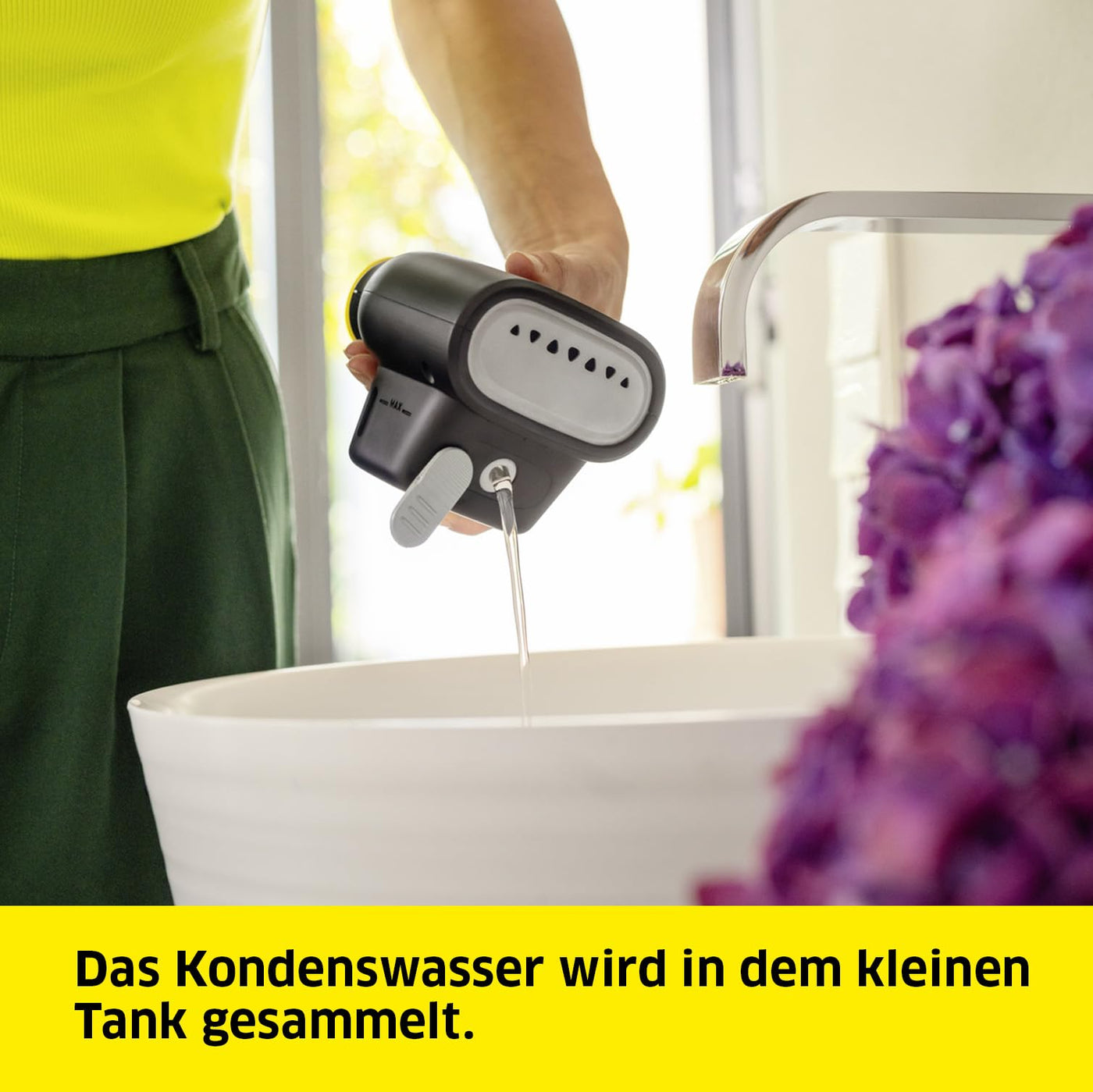 Kärcher Dampfglätter, Kunststoff, passend für alle Kärcher Dampfreiniger, besonders trockener und heißer Dampf, schwarz