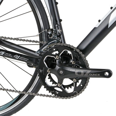 28 Zoll Rennrad Wizard Spark 2.5 Shimano Claris 16 Gang Race Bike Fahrrad Rh 56cm schwarz