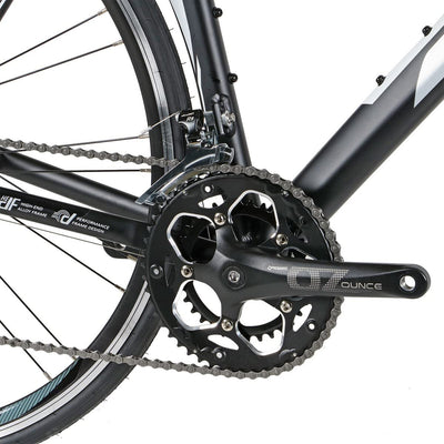 28 Zoll Rennrad Wizard Spark 2.5 Shimano Claris 16 Gang Race Bike Fahrrad Rh 56cm schwarz