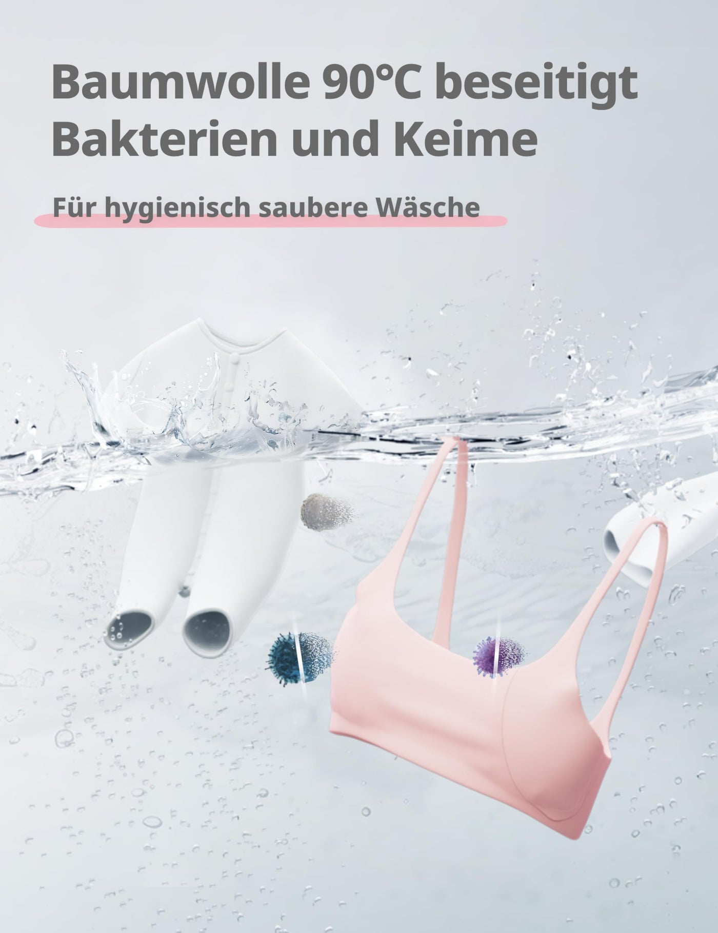 Comfee CFEW70-124 Waschmaschine / 7KG / Slim Line / D / 1200 U/min / Trommelreinigung / 15min-30min-45min Schnellwaschgang