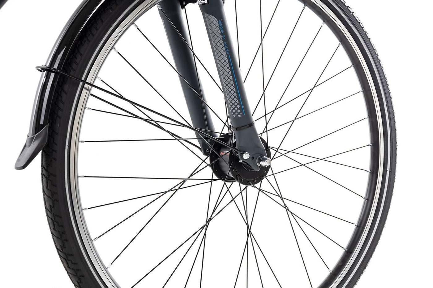 Adler Verona Trapez Damenrad 28 Zoll 21 Gang Trekkingrad aus Aluminium, Farbe:Darkgrey matt/Grey Blue, Rahmengröße:55 cm, Laufradgröße:28 Zoll