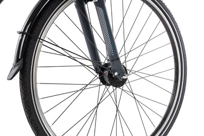 Adler Verona Trapez Damenrad 28 Zoll 21 Gang Trekkingrad aus Aluminium, Farbe:Darkgrey matt/Grey Blue, Rahmengröße:55 cm, Laufradgröße:28 Zoll