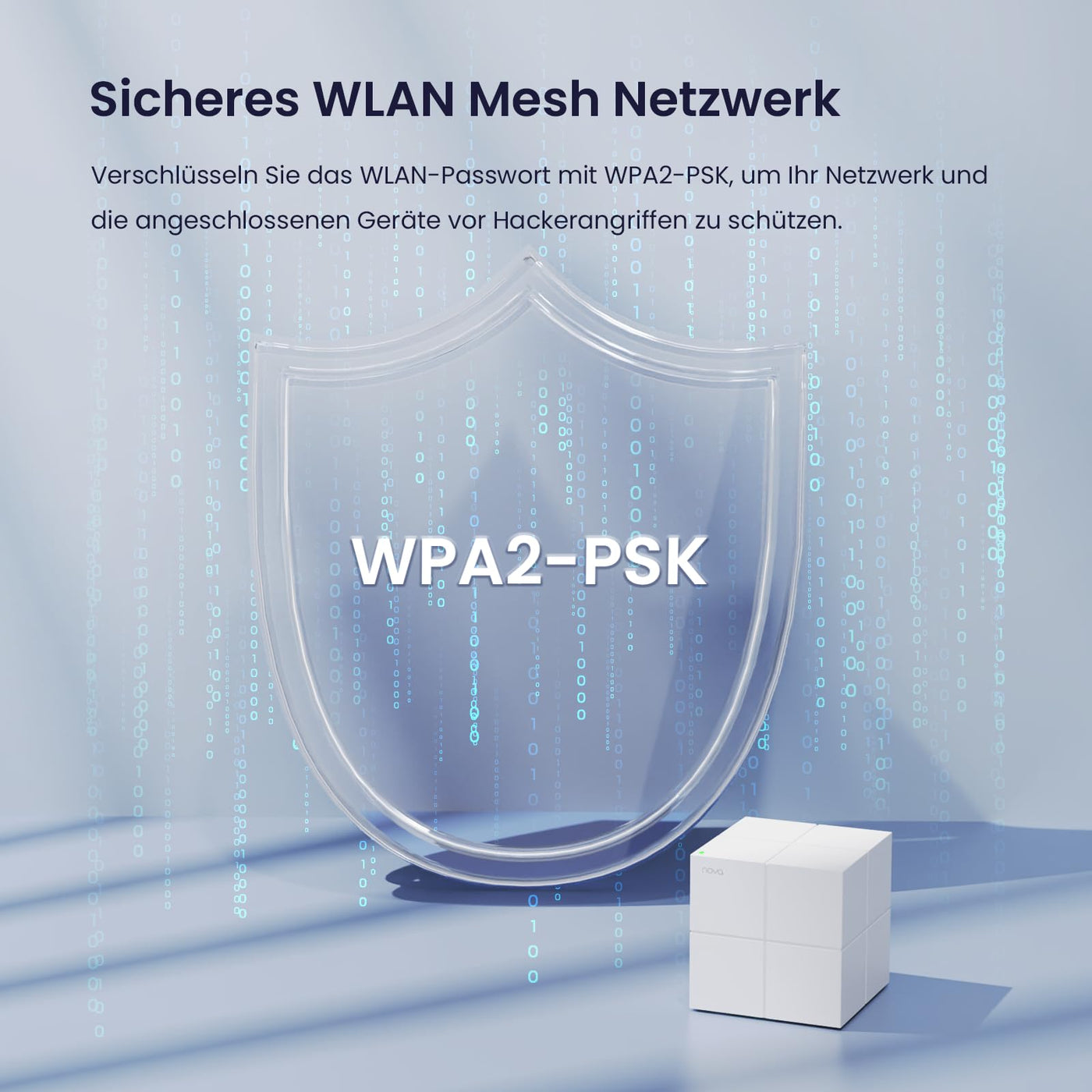 Tenda Nova MW6 Mesh WLAN System - AC1200 Dual Band WLAN Mesh System-empfohlen für Häuser mit 3-5 Schlafzimmern-6X Gigabit Port - Ersetzt WLAN Router & Repeater-Kompatibel mit Alexa-3Pack
