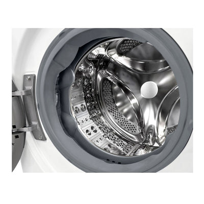 LG Electronics W4WR70961, Klasse A/D, Frontlader-Waschtrockner 9-6 kg, 1360 U/min, AI Direct Drive, Wi-Fi, Tiefenreinigung mit Dampf, TurboWash, Aqualock, Wäsche nachlegen 62 x 60 x 85 cm ꟷ Weiß