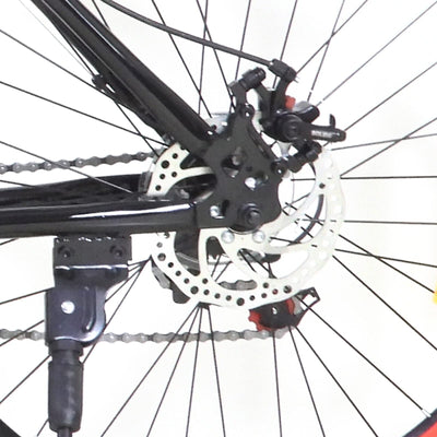 MTB Mountain-Bike 26 Zoll 21-Gang Fahrräder Aluminium Mountainbike Positionierschwungrad Schwarz für Damen Herren Mädchen Jungen