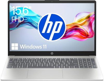 HP Laptop | 15,6" FHD Display | Intel Core i5-1334U | 16 GB DDR4 RAM | 512 GB SSD | Intel Iris Xe Graphics | Windows 11 Home | QWERTZ | Natural Silver