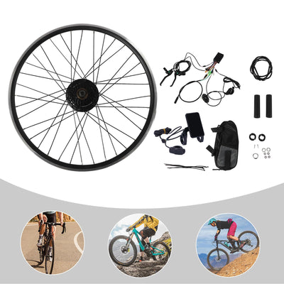 Chynalys 28''/29''/700C E-Bike Umbausatz, 250W Brushless Gearless E-Bike Umbausatz - Hinterrad, 36V E-Bike Conversion Kit ElektroFahrrad Kit Hinterrad Elektrofahrrad Motor Umbausatz Hub Motor