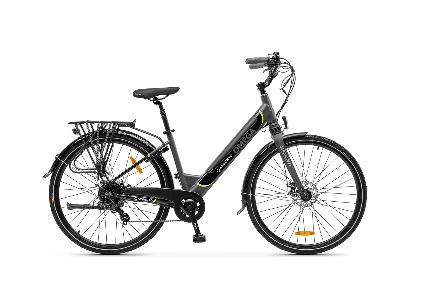 Argento Unisex – Erwachsene Omega E-Fahrrad, Schwarz, Einer Größe