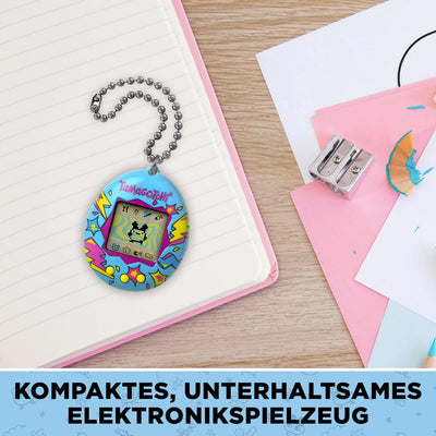Bandai - Tamagotchi - Tamagotchi Original - Lightning - Elektronisches virtuelles Tier mit Farbdisplay, 3 Tasten und Spielen - Interaktives Tier auf Deutsch - Kinderspielzeug ab 8 Jahren - 42923