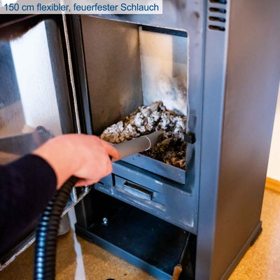 Scheppach AVC20 Aschesauger für Kamin - mit Filterreinigungsfunktion Ruß Staubsauger Kaminsauger Aschestaubsauger Kaminstaubsauger - für Grill Ofen | 20L Metallbehälter | 1200W Leistung