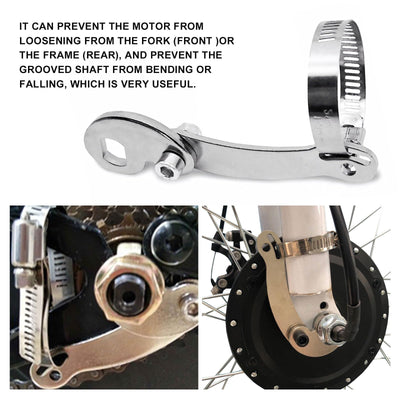 kingsea 2pcs Torque Arm Conversion Kit, M14 Durable Universal Electric Bike Conversion Kit as Bike Accessories Kit for Electric Bicycle Front or Rear Hub Motors