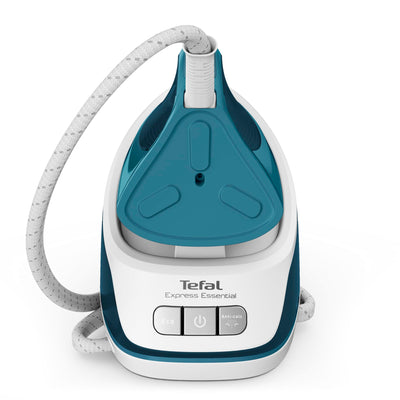 Tefal SV6115 Express Essential Dampfbügelstation | 5,2 bar | Dampfstoß: 280 g/Min. | Dauerdampfmenge: 120 g/Min. | Calc Clear-Technologie | Xpress Glide Bügelsohle | 2200W | 1.4L | 36.2x17.9x25.6 cm