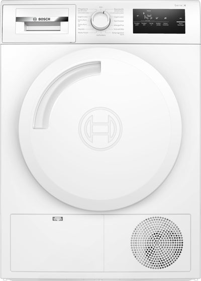 Bosch WTN83203 Serie 4 Kondenstrockner, 8 kg, Auto Dry: optimale Trocknung, Anti-Vibration-Design: mehr Standfestigkeit, Rekordverdächtig schnell, Sensitive-Drying-System