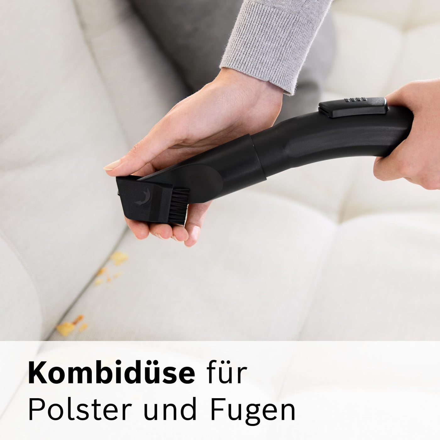 Bosch Staubsauger beutellos Clean´n Serie 2 BGC05A220A, Bodenstaubsauger, Bodendüse für Parkett, Teppich, Fliesen, Hygiene-Filter, langes Kabel, leise, leicht, 700 W, blau