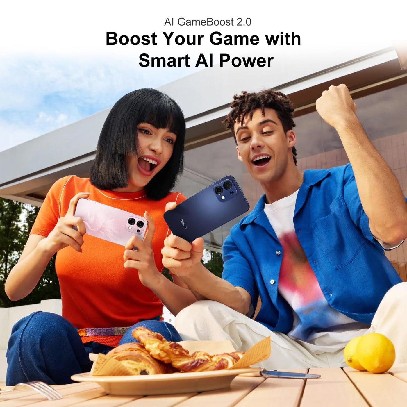 OPPO A6 Pro 5G entsperrtes Smartphone, 6500mAh Akku, 80W SUPERVOOC Schnellladung, 6,57" 120Hz AMOLED Display, 8 256GB Dimensity 6300, Supercool VC, 50MP 2MP KI-Kamera, IP69, Dual SIM, Blau