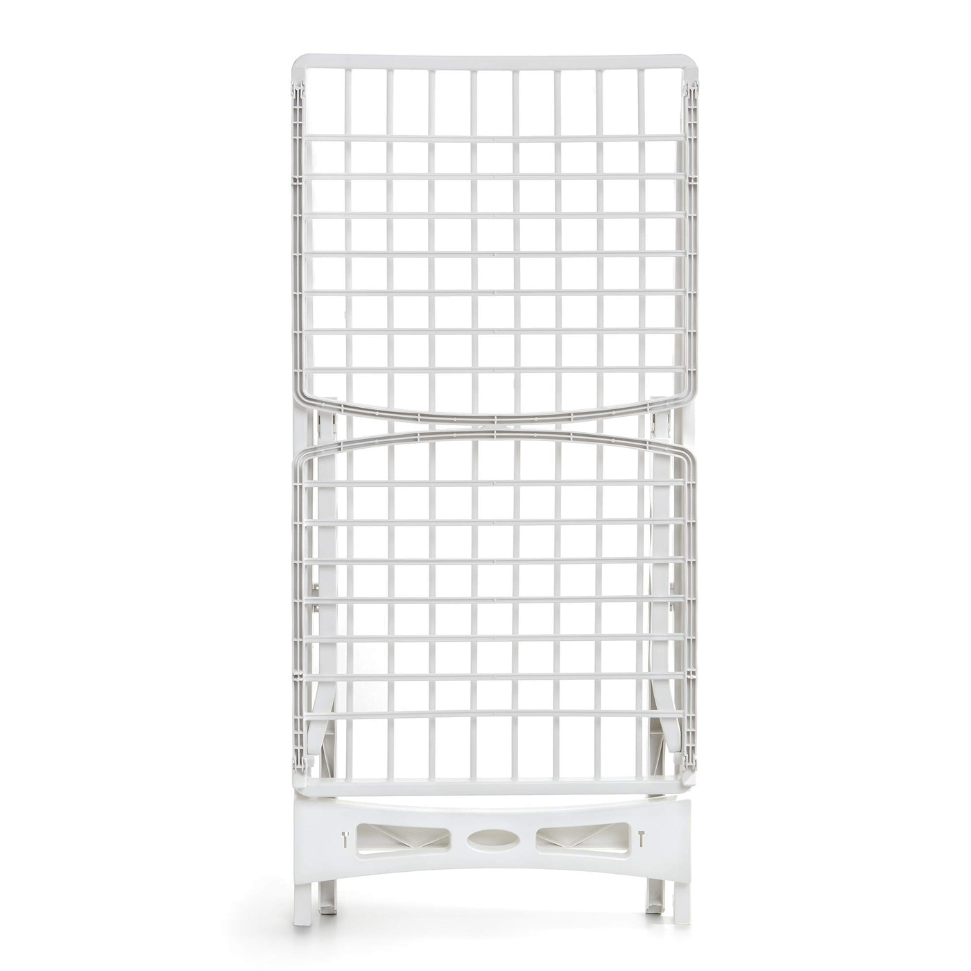 Rayen | Wäscheständer mit Anti-Rutsch-System und Beinarretierung | XXL-Riegel | Garderobe für drinnen und draußen mit 20 m Verlegefläche | Wäscheständer aus Harz, Weiß