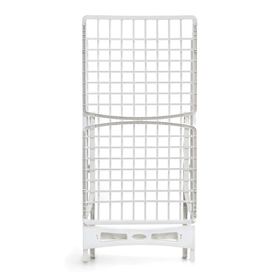 Rayen | Wäscheständer mit Anti-Rutsch-System und Beinarretierung | XXL-Riegel | Garderobe für drinnen und draußen mit 20 m Verlegefläche | Wäscheständer aus Harz, Weiß