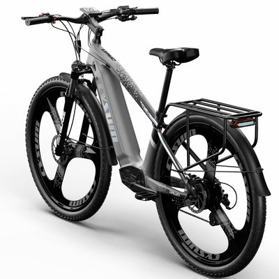 cysum Speedy Elektrisches Mountainbike für Erwachsene, Lithium-Akku 48 V, 672 Wh, Reichweite 100 km, Drehmoment 75 Nm, 25 km/h, hydraulische Scheibenbremse (29 Zoll)