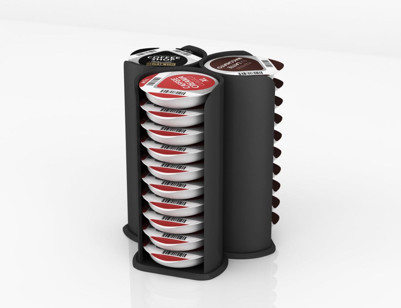 NewGround Designs Kapselhalter für Tassimo Kapseln (30 Stück) - Kapselspender, Kapselständer, Halterung